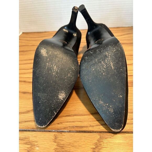 GELLER II Las Vegas Black Fabric Pumps Heels Women's Size 7 GE10025 - Picture 11 of 11